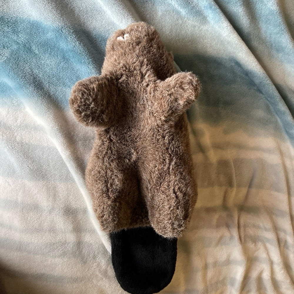 Brown Plush Beaver Hand Puppet